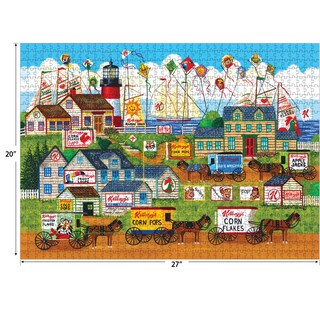 Foto 3 | Foto 3 | Rompecabezas Roseart Kellogg's Town By The Sea 1000 Piezas - Venta Internacional.