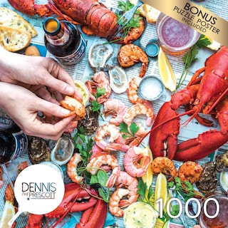Foto 4 | Foto 4 | Rompecabezas Roseart Dennis Prescott Summer Vibe Seafood, 1000 Unidades - Venta Internacional.
