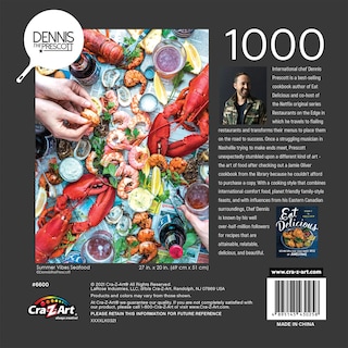 Foto 5 | Foto 5 | Rompecabezas Roseart Dennis Prescott Summer Vibe Seafood, 1000 Unidades - Venta Internacional.