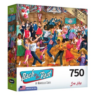 Foto 2 | Foto 2 | Rompecabezas Roseart Back To The Past Sock Hop 750 Piezas - Venta Internacional.