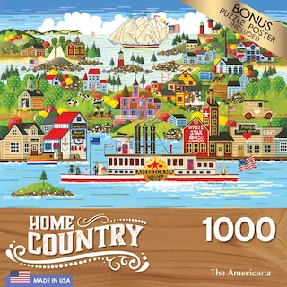 Foto 5 | Foto 5 | Rompecabezas Roseart Home Country The Americana 1000 Piezas - Venta Internacional.