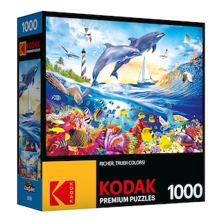 Foto 2 | Foto 2 | Rompecabezas Roseart Kodak Premium Playful Summer Dolphins - Venta Internacional.