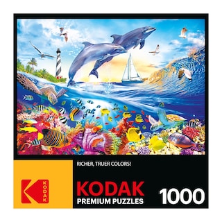 Foto 4 | Foto 4 | Rompecabezas Roseart Kodak Premium Playful Summer Dolphins - Venta Internacional.