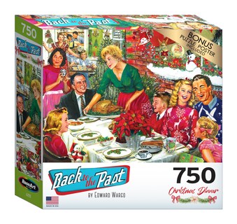 Foto 2 | Foto 2 | Rompecabezas Roseart Back To The Past Christmas Dinner, 750 Unidades - Venta Internacional.