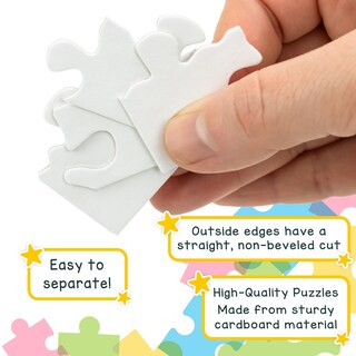 Foto 6 | Foto 6 | Blank Puzzles Hygloss Con Forma De Persona, 8,5 X 10,5 Cm, 6 Rompecabezas - Venta Internacional.