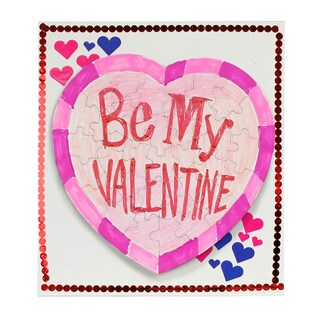 Foto 6 | Foto 6 | Blank Puzzles Hygloss Con Forma De Corazón, 8,5 X 9,5 Cm, 24 Rompecabezas - Venta Internacional.
