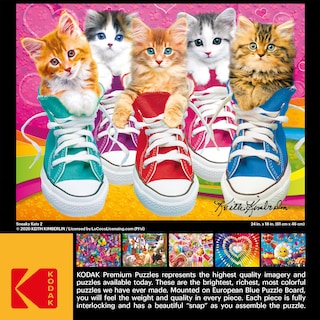 Foto 5 | Foto 5 | Rompecabezas Roseart Kodak Premium Sneaky Kats Ii 350 Piezas - Venta Internacional.