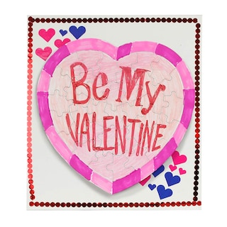 Foto 6 | Foto 6 | Blank Puzzles Hygloss Con Forma De Corazón, 8,5 X 9,5 Cm, 8 Rompecabezas - Venta Internacional.