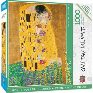 Foto 1 | Foto 1 | Rompecabezas Masterpieces The Kiss 1000 Piezas Para Todas Las Edades - Venta Internacional.