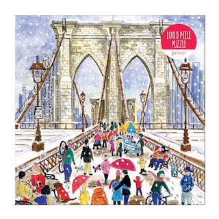 Foto 2 | Foto 2 | Rompecabezas Galison Michael Storrings Brooklyn Bridge 1000 Piezas - Venta Internacional.