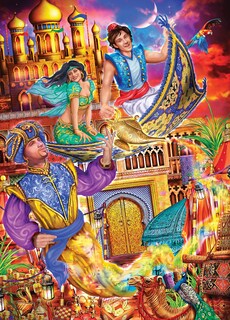 Foto 2 | Foto 2 | Rompecabezas Masterpieces Aladdin 1000 Piezas Para Adultos - Venta Internacional.