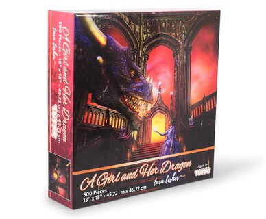 Foto 2 | Foto 2 | Rompecabezas Toynk A Girl & Her Dragon Fairytale Castle 500p - Venta Internacional.