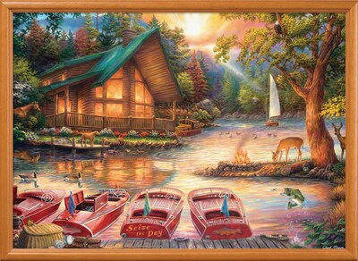 Foto 7 | Foto 7 | Rompecabezas Masterpieces Seize The Day 1000 Piezas - Venta Internacional.