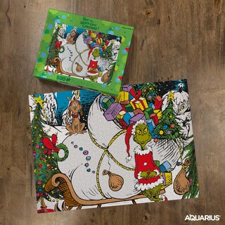 Foto 3 | Foto 3 | Rompecabezas Aquarius Grinch 500 Piezas Sin Reflejos 36 X 48 Cm - Venta Internacional.