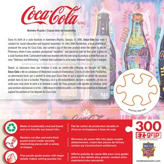 Foto 3 | Foto 3 | Puzzle Masterpieces Botellas De Coca-cola De 300 Piezas - Venta Internacional.