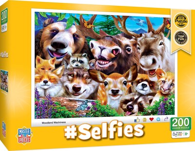 Foto 1 | Foto 1 | Rompecabezas Masterpieces #selfies Woodland Wackiness 200 Unidades - Venta Internacional.