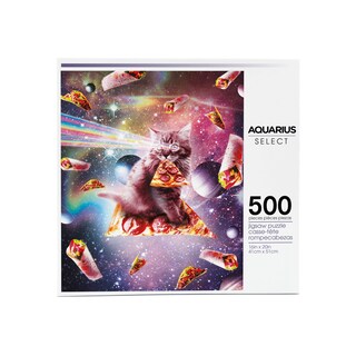 Foto 1 | Foto 1 | Rompecabezas Aquarius Random Galaxy Cat Pizza 500 Piezas - Venta Internacional.