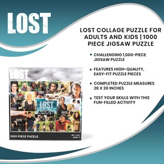 Foto 7 | Foto 7 | Rompecabezas Toynk Lost Tv Show Collage De 1000 Piezas - Venta Internacional.