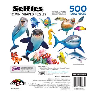 Foto 2 | Foto 2 | Rompecabezas Roseart Ocean Selfies De 500 Piezas En Forma De Miniatura - Venta Internacional.