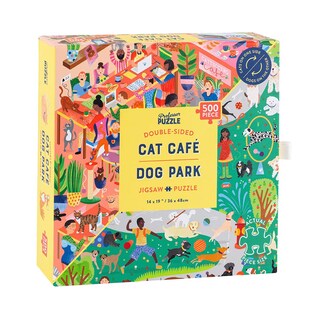 Foto 1 | Foto 1 | Rompecabezas Professor Puzzle Cat Cafe & Dog Park 500 Piezas - Venta Internacional.
