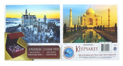 Foto 2 | Foto 2 | Rompecabezas The Canadian Group 1000 Piezas Castillo De Neuschwanstein/taj Mahal - Venta Internacional.
