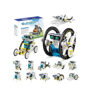 Foto 1 | Foto 1 | Juguete Educativo Robot Solar Regalo Para Niños 8 A 14 Años Blanco Llantas Negras