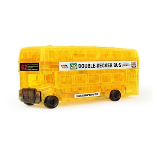 Foto 1 | Foto 1 | Rompecabezas 3D de cristal Autobús Vintage de dos Pisos Amarillo con 54 piezas - Venta Internacional