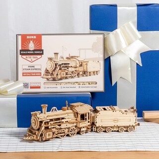 Foto 7 | Foto 7 | Puzle de Madera ROKR Tren Steam Express - Venta Internacional