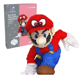 Foto 5 | Foto 5 | Super Mario Odyssey Gorra Cappy Bloques Armables 3d 18cm