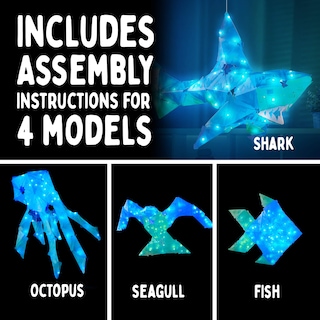 Foto 3 | Foto 3 | Puzle Artesanal Thames & Kosmos Creatto Shimmer Shark & Ocean Pals - Venta Internacional.