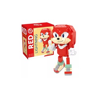 Foto 1 | Foto 1 | Sonic The Hedgehog Set Bloques Armables 3d Tails Knuckles Rompecabezas Figura Armable Knucles