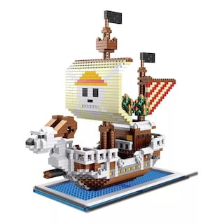 Foto 1 | Foto 1 | Rompecabezas 3d Bloques Armables Barco One Piece Going Merry Figura Armable Barco
