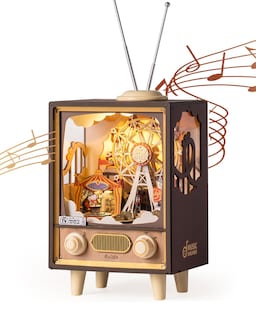 Foto 1 | Foto 1 | Puzzle De Madera 3d, Caja De Música, Libro, Rincón, Noria, Puesta De Sol - Venta Internacional.