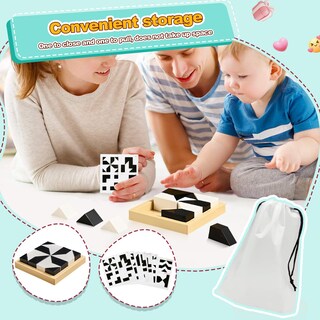 Foto 7 | Foto 7 | Juguete De Rompecabezas De Bloques, Juguetes Sensoriales Ocultos Con Bandeja Para Niños Y Adultos - Venta Internacional.