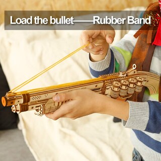 Foto 5 | Foto 5 | Juego De Modelo Mecánico 3d De Juguete De Construcción De Rompecabezas De Madera Rokr - Venta Internacional.