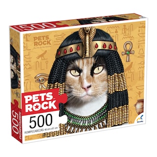 Foto 1 | Foto 1 | Rompecabezas Coleccionable Pets Rock Meowpatra 500 Pzs Novelty
