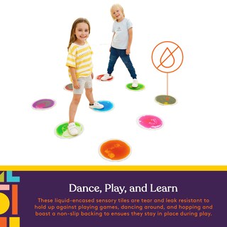 Foto 6 | Foto 6 | Liquid Floor Tiles Special Supplies Circle Para Niños, Juego De 9 - Venta Internacional.