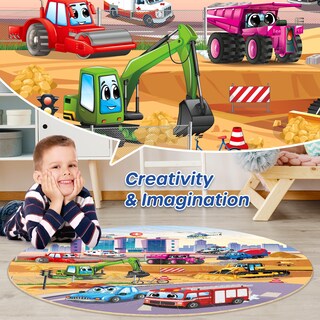 Foto 3 | Foto 3 | Puzzle De Suelo Synarry Vehicle, 70 Piezas, Para Niños De 3 A 8 Años - Venta Internacional.