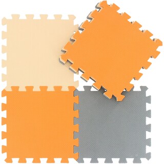 Foto 5 | Foto 5 | Alfombrillas De Espuma Qqpp De Goma Eva, 18 Baldosas Entrelazadas - Venta Internacional.