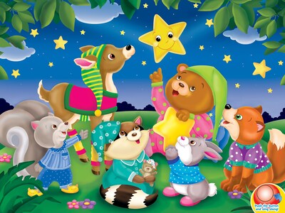 Foto 2 | Foto 2 | Rompecabezas De Suelo Masterpieces Twinkle Twinkle Sing-a-long 24 Piezas - Venta Internacional.