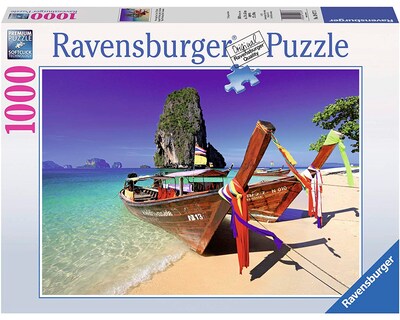 Foto 2 | Foto 2 | Rompecabezas Ravensburger Playa Phra Nang/ Krabi/Tailandia Nuevo con 1000 Piezas