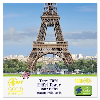 Foto 1 | Foto 1 | Rompecabezas Wuundentoy Cartón de 1000 pz Torre Eiffel