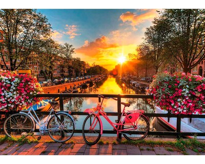 Foto 2 | Foto 2 | Rompecabezas Ravensburger Bicicletas en Amsterdam con 1000 Piezas