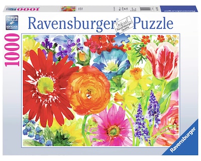 Foto 1 | Foto 1 | Rompecabezas Ravensburger Flores de Colores con 1000 Piezas