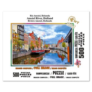 Foto 2 | Foto 2 | Rompecabezas Wuundentoy Río Amstel Holanda Gold Edition con 500 Piezas