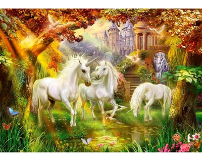 Foto 2 | Foto 2 | Rompecabezas Ravensburger Unicornios en el Bosque con 1000 Piezas