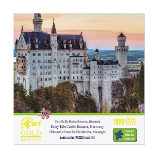 Foto 1 | Foto 1 | Rompecabezas Wuundentoy Castillo de Hadas Bavaria con 1000 Piezas Gold Edition