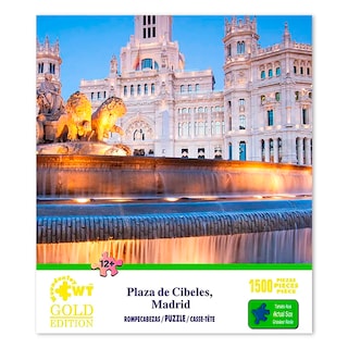 Foto 1 | Foto 1 | Rompecabezas Wuundentoy Plaza de Cibeles Madrid Goldedition con 1500 Piezas