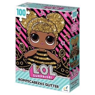 Foto 2 | Foto 2 | Rompecabezas Glitter Lol 100 Piezas Caja Cartón