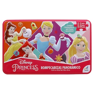 Foto 1 | Foto 1 | Rompecabezas de las Princesas de Disney Panorámico 3 en 1 Novelty